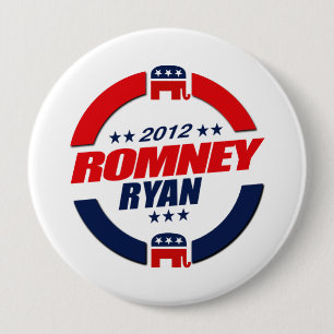 ROMNEY RYAN VP SPHERE.png 4 Inch Round Button