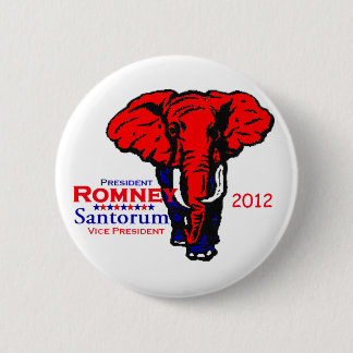 Romney Santorum 2 Inch Round Button