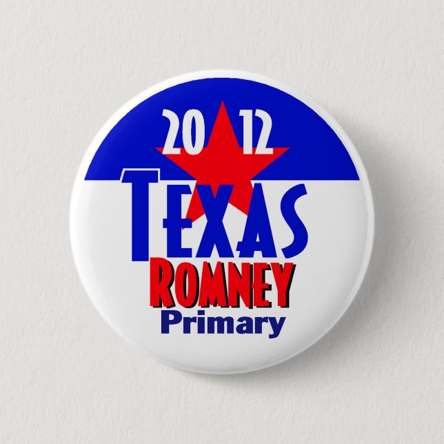Romney TEXAS Button (Front)