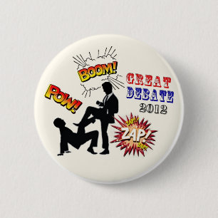 Romney vs. Obama Presidential Debate 2 Inch Round Button