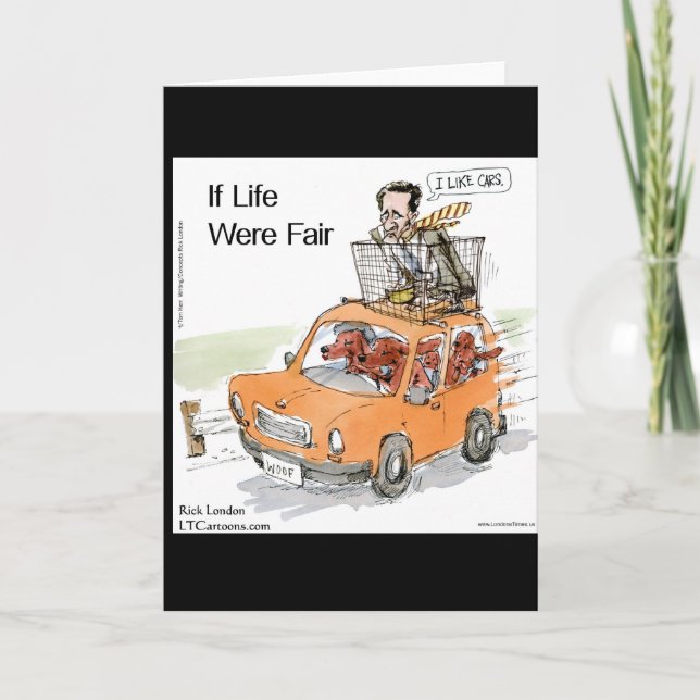 Romney's Irish Setter Revenge Greeting Cards (Front)