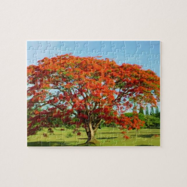 Rompecabeza Flamboyán/Royal Poinciana Puzzle (Horizontal)