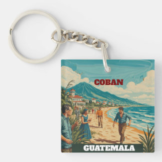 Rompecabezas GUATEMALA COBAN Retro poster