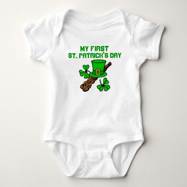 Romper "St. Patrick's day". (Front)