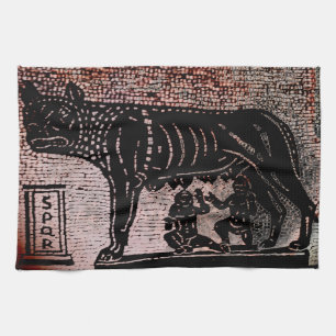 Romulus and Remus Kitchen Towel