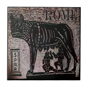 Romulus and Remus Tile