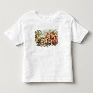 Romulus suckled by the she-wolf toddler t-shirt