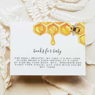 Romy - Honeycomb Bee Books for Baby Insert Invitation