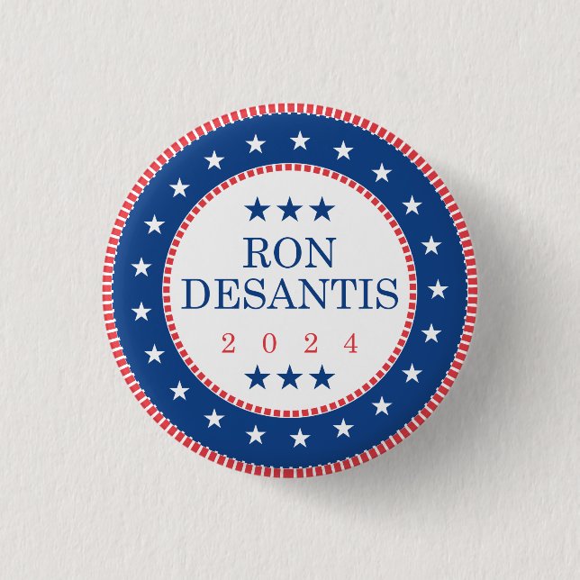 Ron DeSantis 2024 1 Inch Round Button (Front)