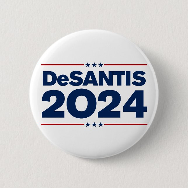 Ron DeSantis 2024 2 Inch Round Button (Front)