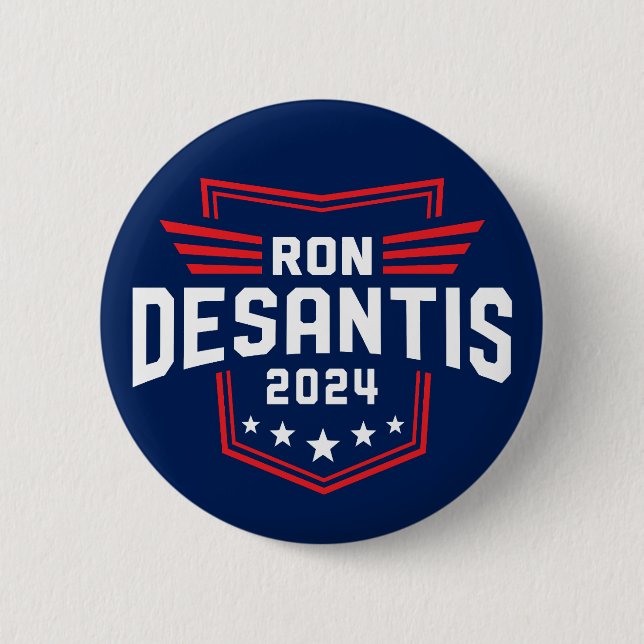 Ron Desantis 2024 for president election 2 Inch Round Button (Front)