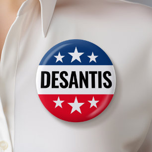 Ron DeSantis 2024 - vintage Ike Design 2 Inch Round Button