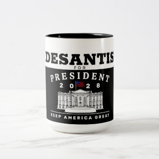RON DESANTIS 2028 Two-Tone COFFEE MUG