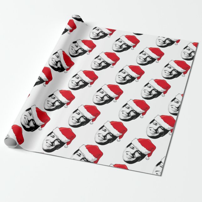 Ron DeSantis Christmas  Wrapping Paper (Unrolled)