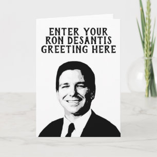 Ron DeSantis Custom Greeting Thank You Card