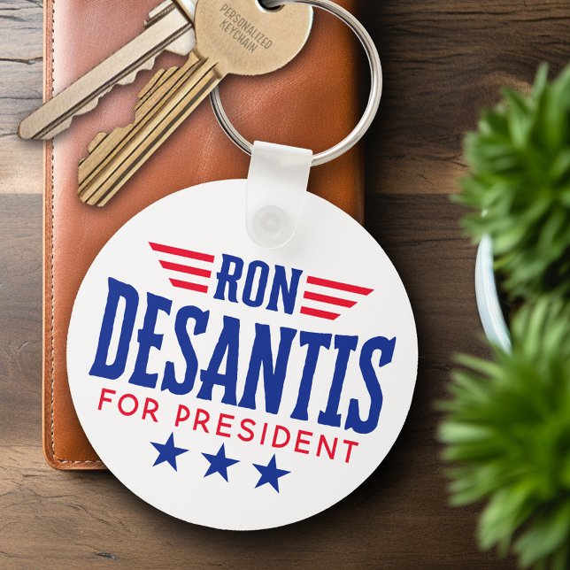 Ron DeSantis for President 2024  - Campaign Keychain (Personalized Keychain - Ron DeSantis)