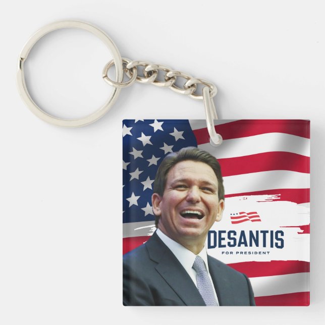 Ron Desantis for President 2024 Keychain (Front)