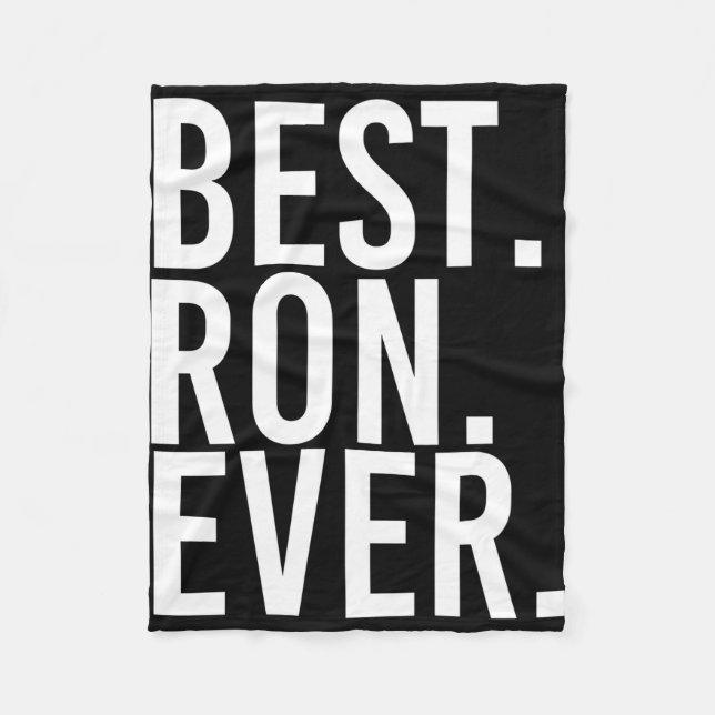 Ron ever funny men father's gift idea performance  fleece blanket (Front)