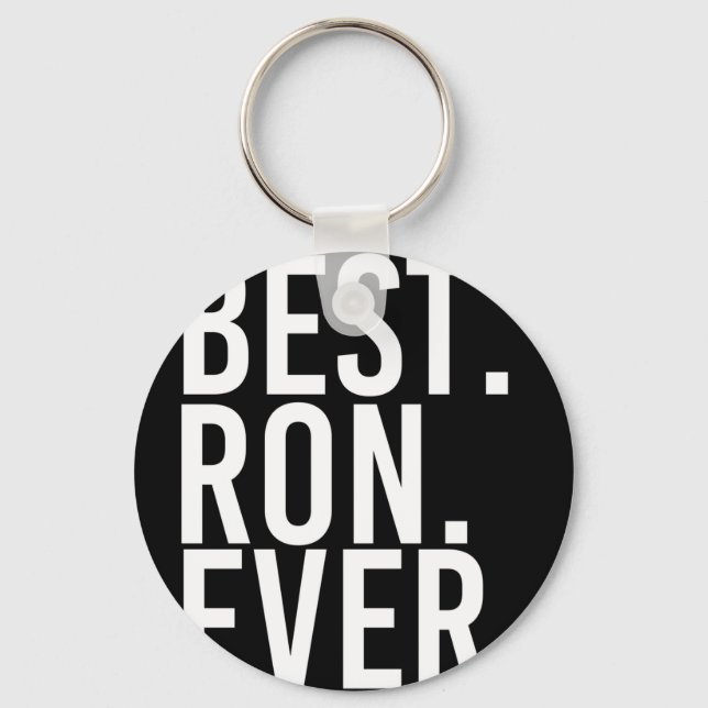 Ron ever funny men father's gift idea performance  keychain (Front)