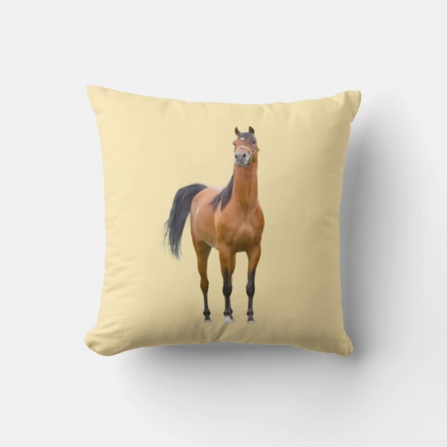 Ron Hevener Throw Pillow (Front)