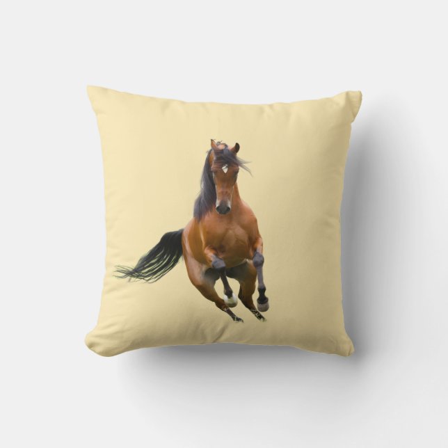Ron Hevener Throw Pillow (Front)