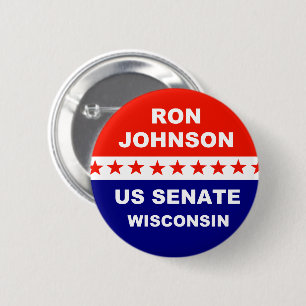 Ron Johnson US Senate Wisconsin 2022 2 Inch Round Button