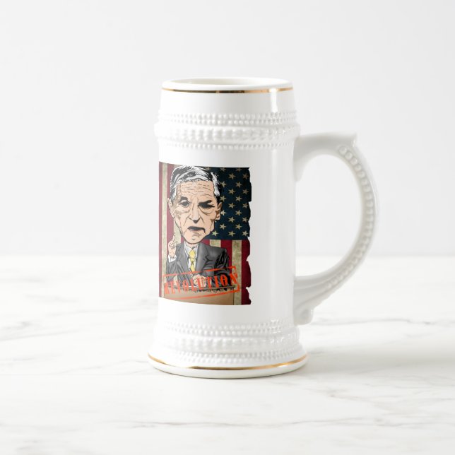RON PAUL 18 0UNCE BEER STEIN (Right)