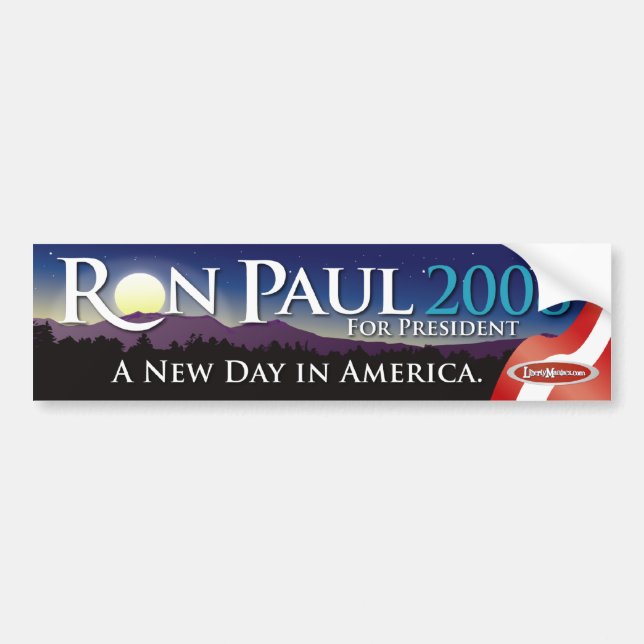Ron Paul 2008 Bumper Sticker (Front)