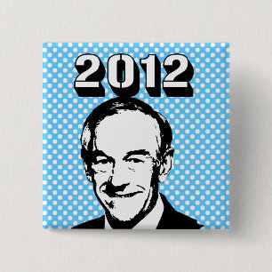 Ron Paul 2012 2 Inch Square Button