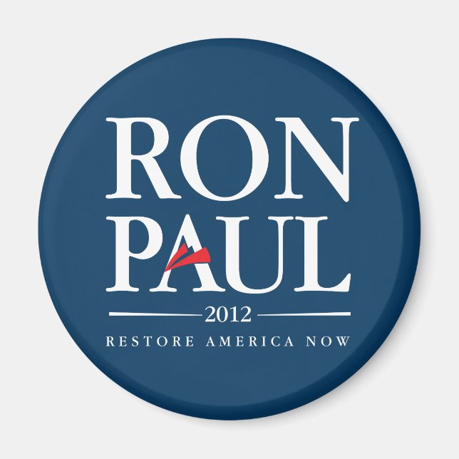 Ron Paul 2012 (Blue) Magnet (Front)