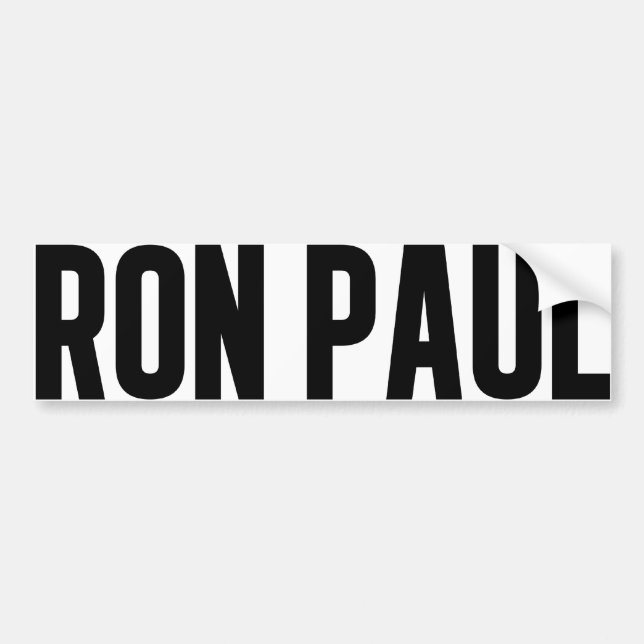 Ron Paul 2012 bumper sticker (Front)