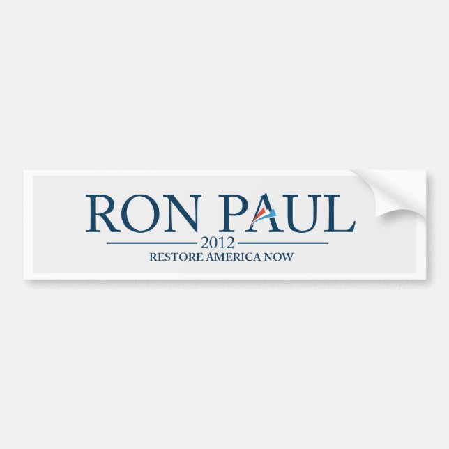 Ron Paul 2012 Bumper Sticker (Front)