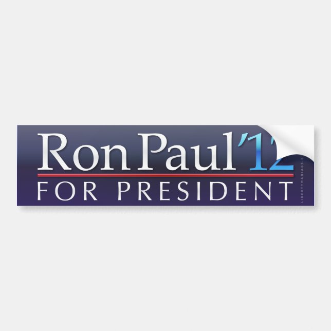 Ron Paul 2012 Bumper Sticker (Front)