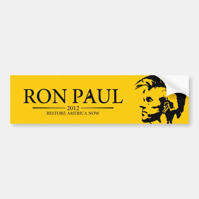 Ron Paul 2012 Bumper Sticker (Front)