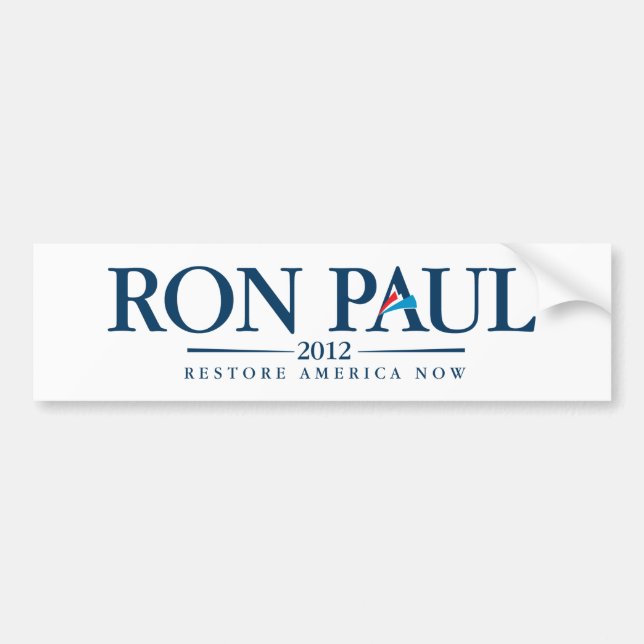 Ron Paul 2012 Bumper Sticker (Front)
