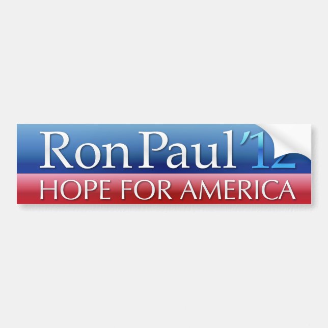 Ron Paul 2012 Bumper Sticker (Front)