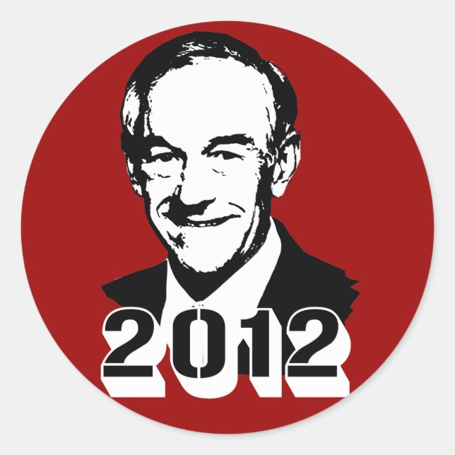 Ron Paul 2012 Classic Round Sticker (Front)