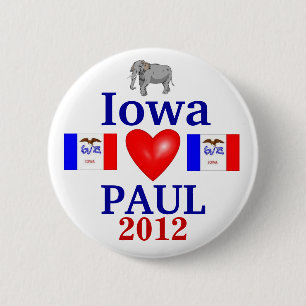 ron paul 2012 Iowa 2 Inch Round Button