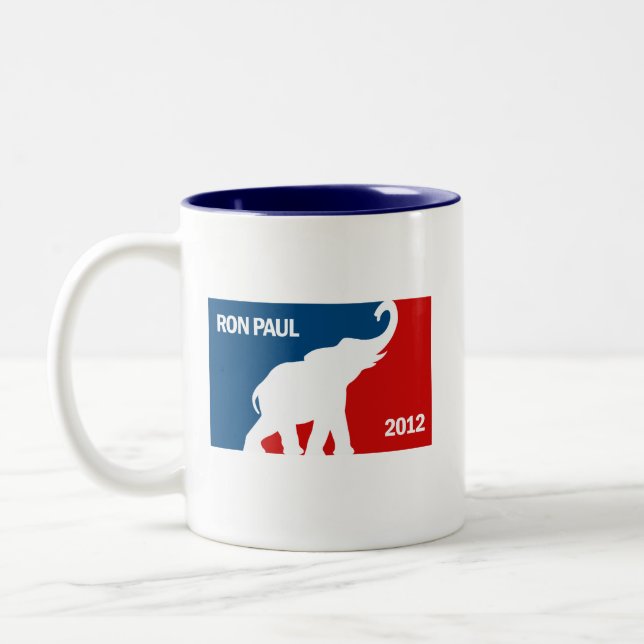RON PAUL 2012 PRO Two-Tone COFFEE MUG (Left)