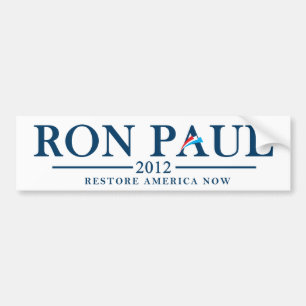 Ron Paul 2012 - Restore America Now Bumper Sticker