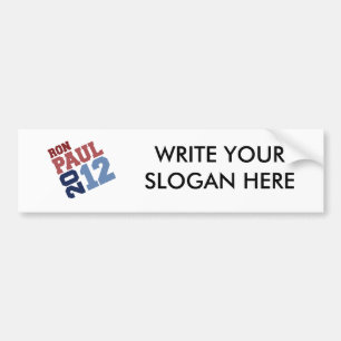 RON PAUL 2012 SWAY BUMPER STICKER