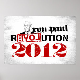 Ron Paul affiche de 2012 révolutions