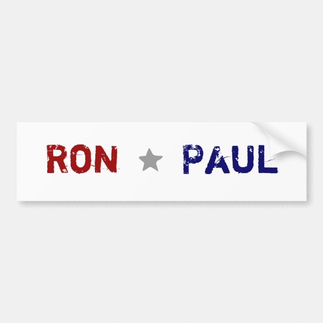 Ron Paul Bumper Sticker (Front)