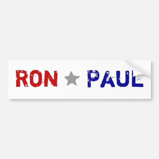 Ron Paul Bumper Sticker (Front)