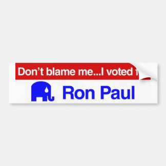 Ron Paul Bumper Sticker