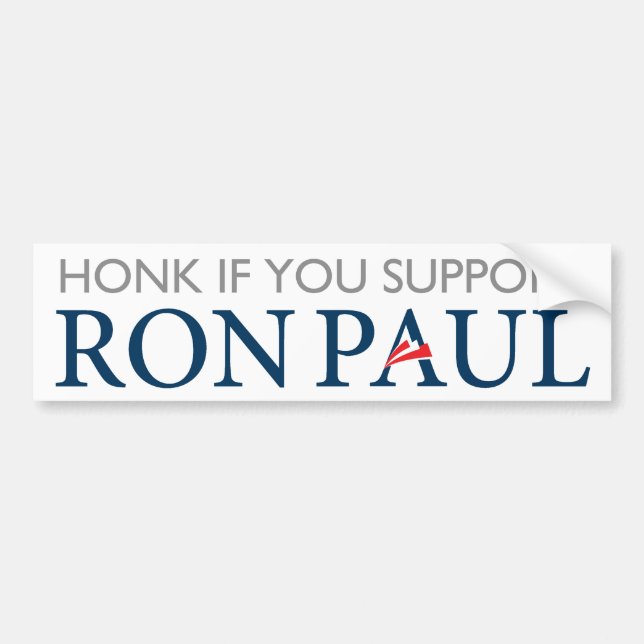 Ron Paul Bumper Sticker (Front)
