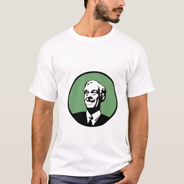 Ron Paul Circle Green 2 T-Shirt (Front)