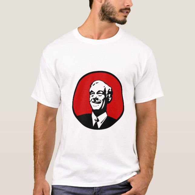 Ron Paul Circle Red T-Shirt (Front)