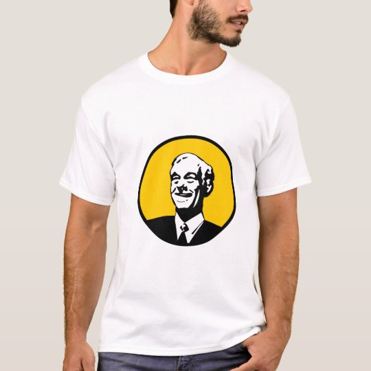 Ron Paul Circle Yellow T-Shirt