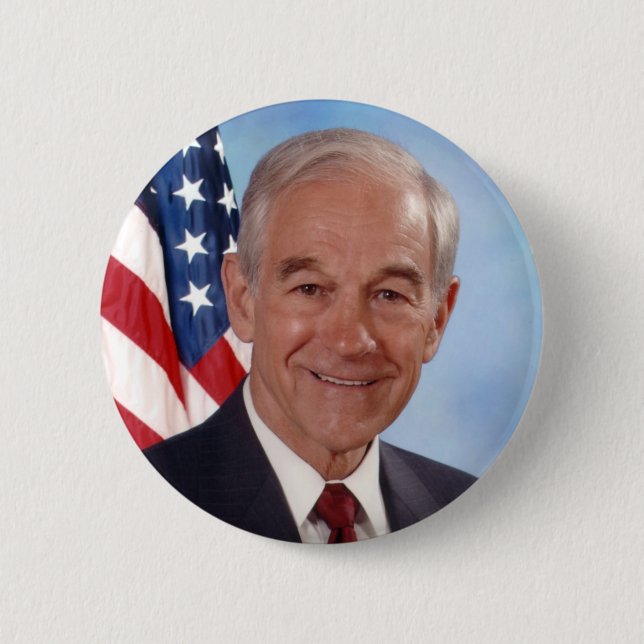 Ron Paul: Congressman, Doctor, Future President 2 Inch Round Button (Front)